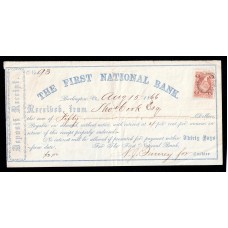 Чек на 50 $  США 1866 г.